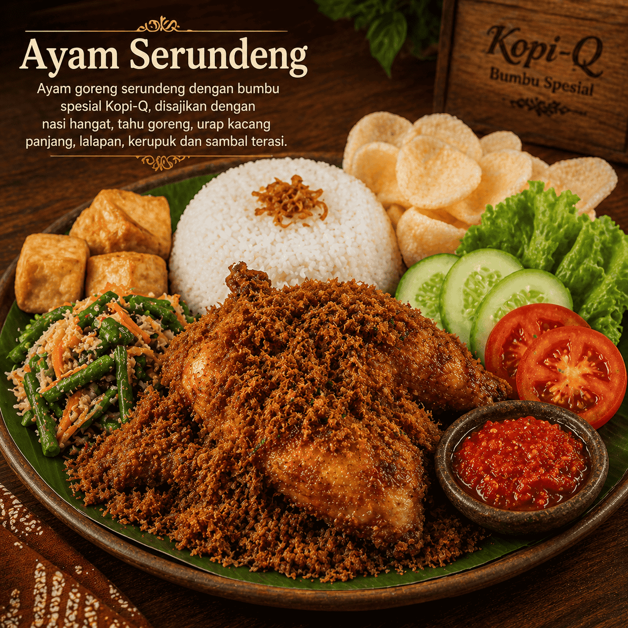 Ayam Serundeng Kopi-Q